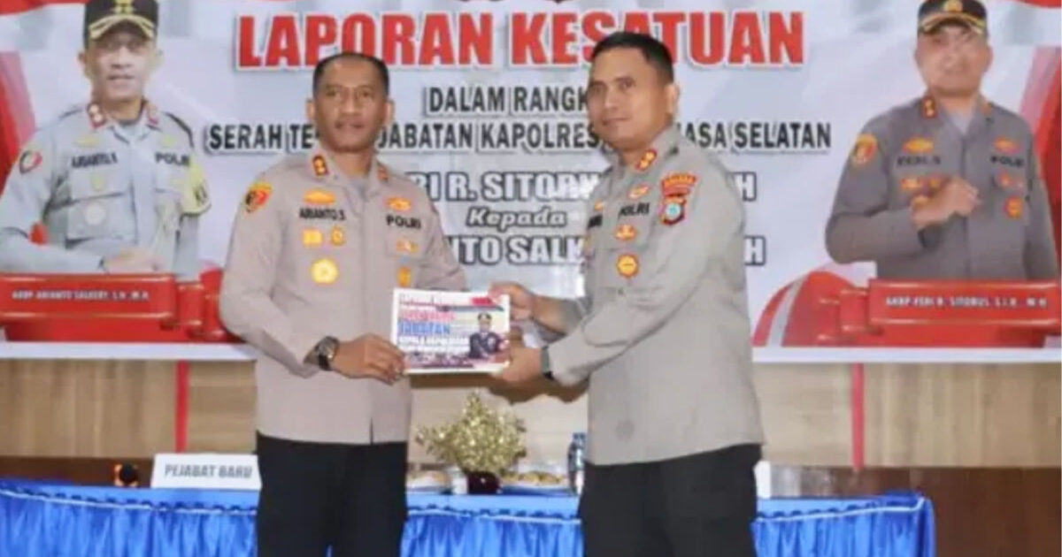 Pergantian Kapolres Minsel