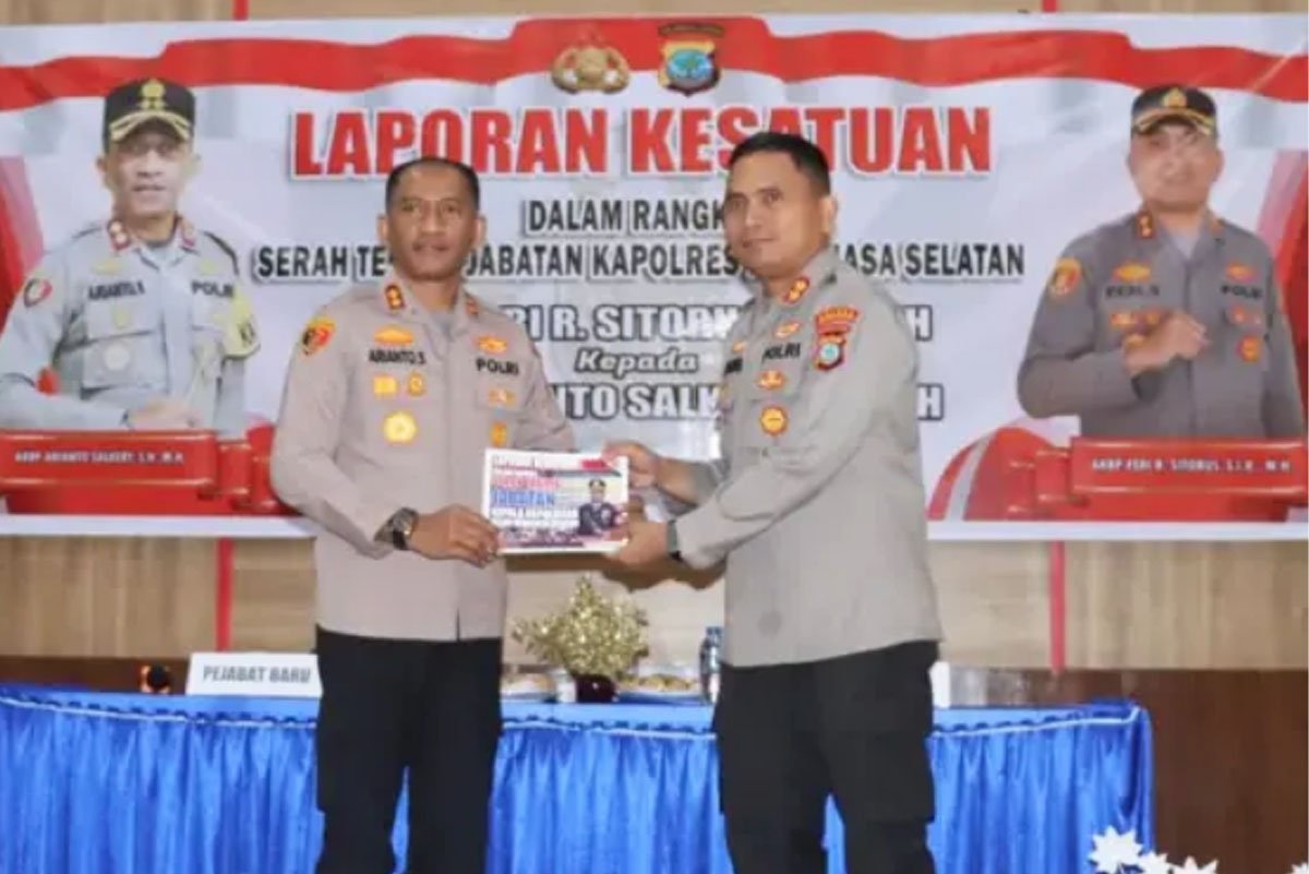 Pergantian Kapolres Minsel