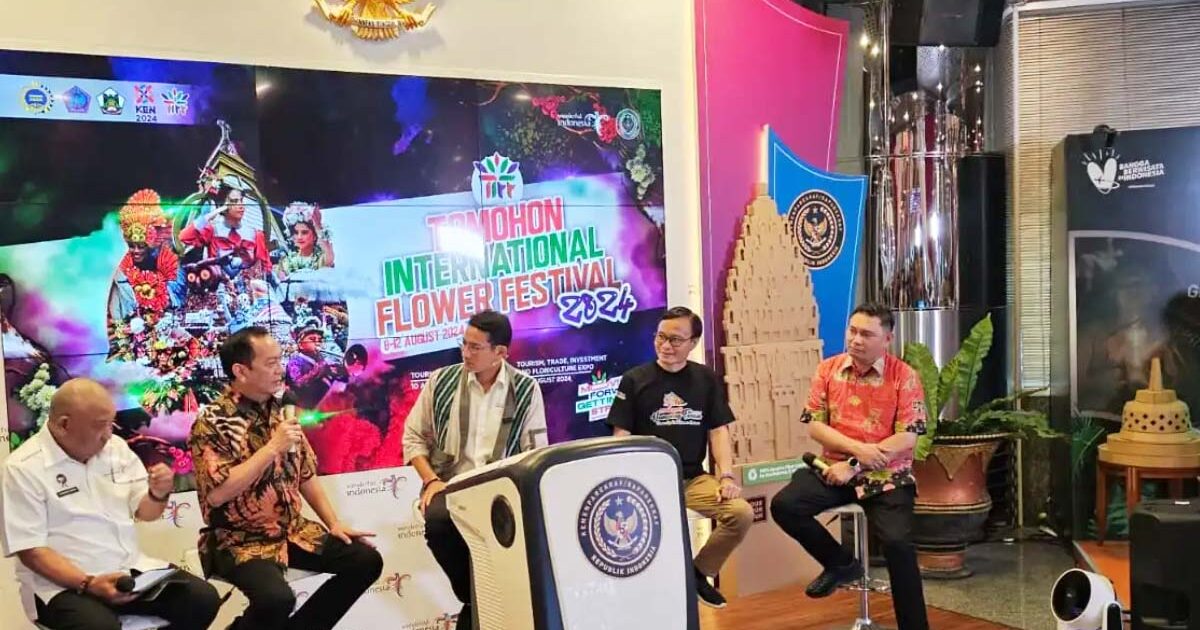 Tomohon Gelar Festival Bunga Internasional 2024