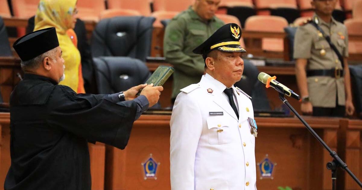 Abdullah Mokoginta Dilantik Penjabat Wali Kota Kotamobagu