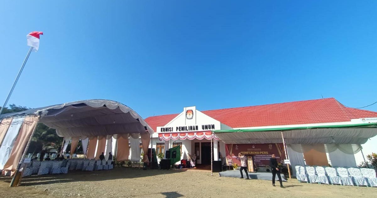 KPU Bolmut Sambut Pasangan Calon Pendaftaran Pilkada