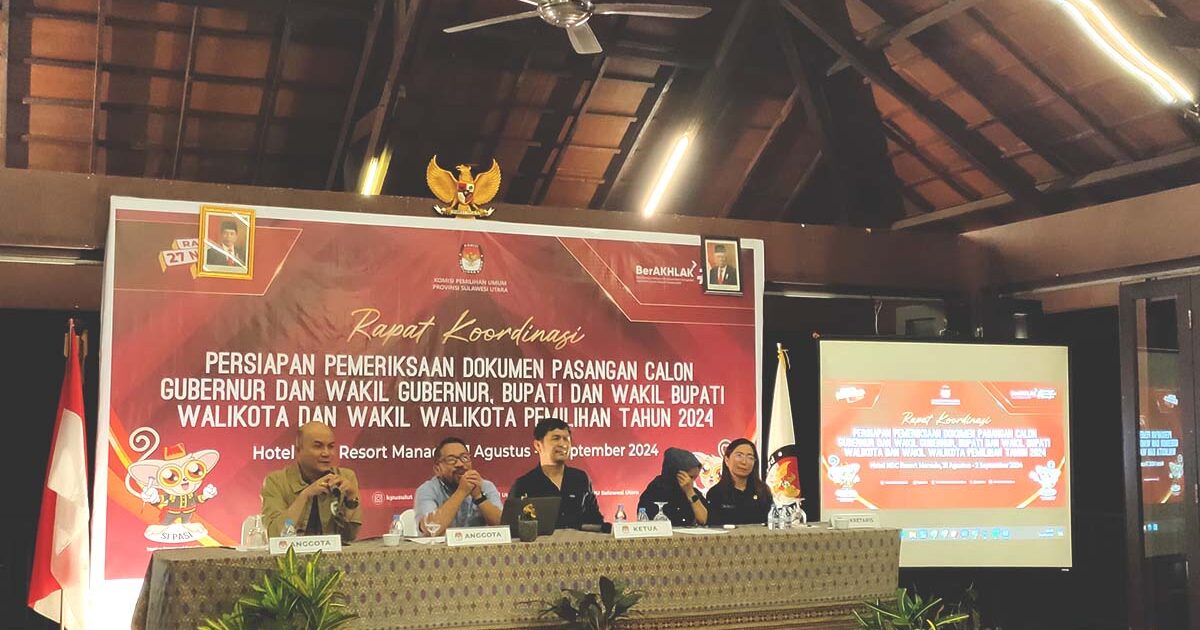 KPU Bolmut Verifikasi Dokumen Calon Pilkada 2024