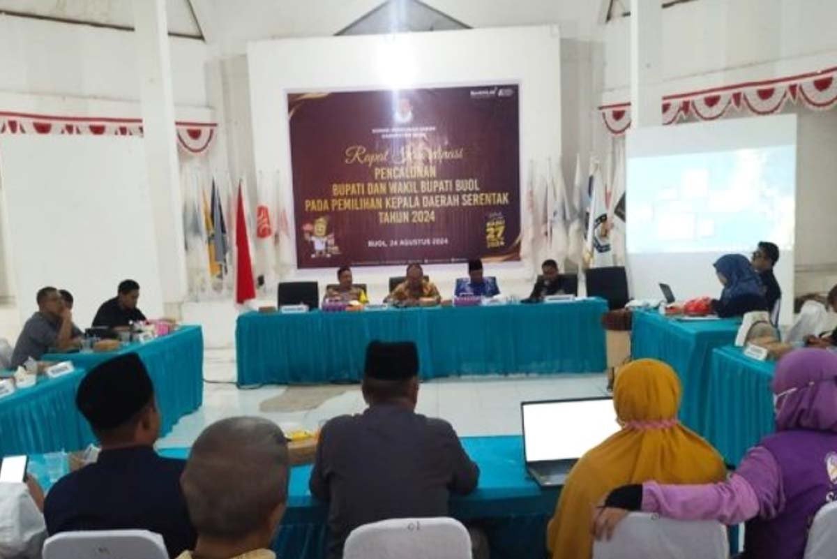 KPU Buol Siapkan Tahapan Pencalonan Bupati dan Wakil Bupati 2024