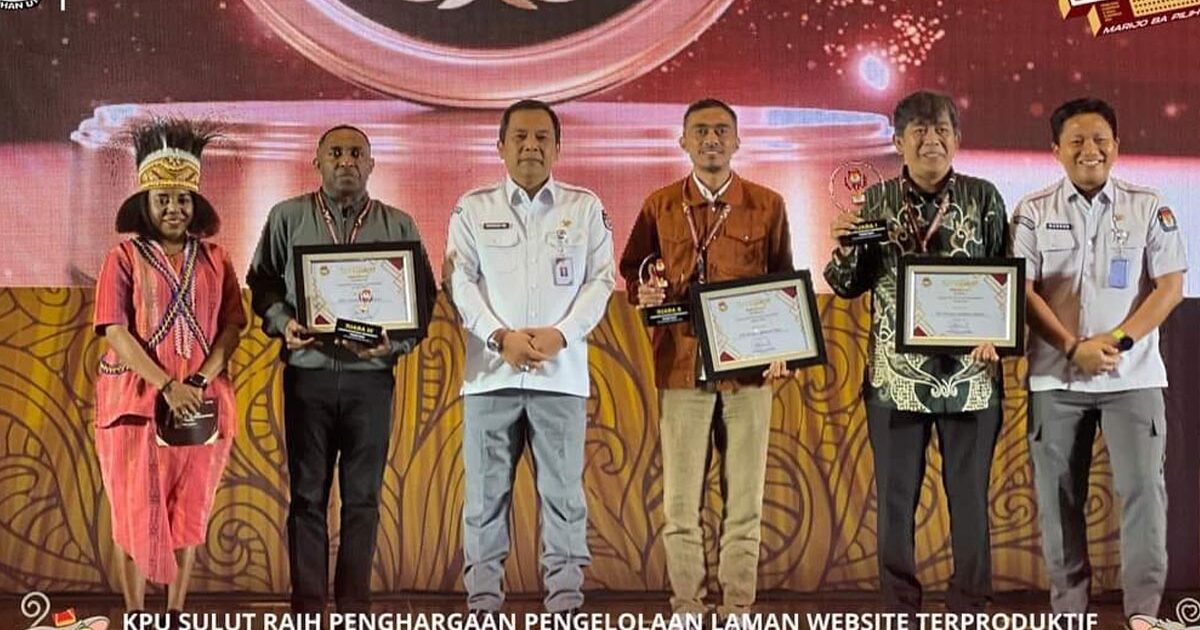 KPU Sulut Raih Penghargaan Laman Website Terproduktif 2024