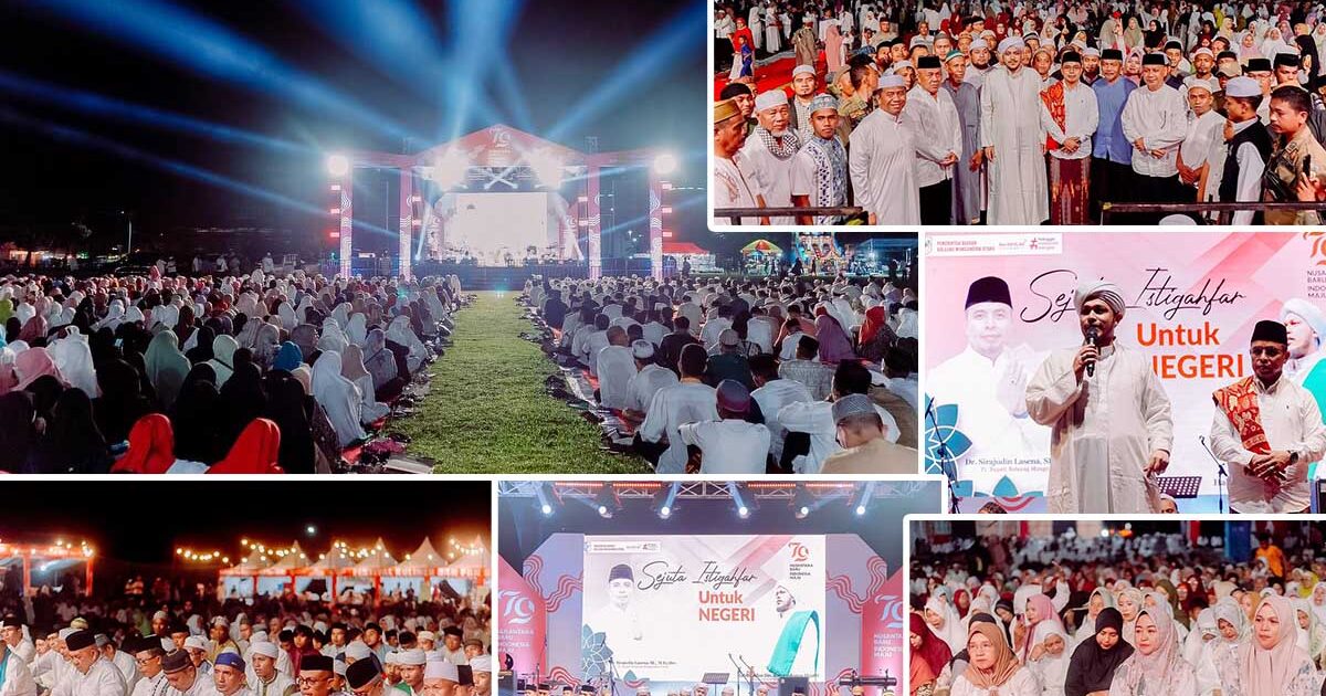 Menggema di Lapangan Kembar Boroko