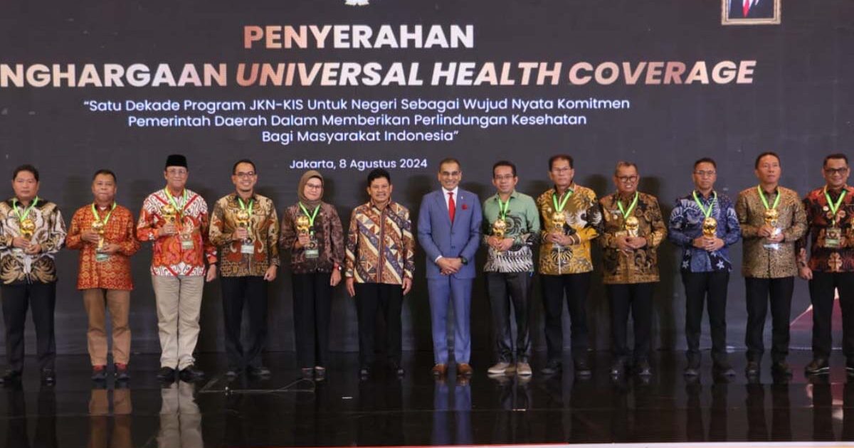 Minahasa Selatan Raih Penghargaan UHC Nasional 2024
