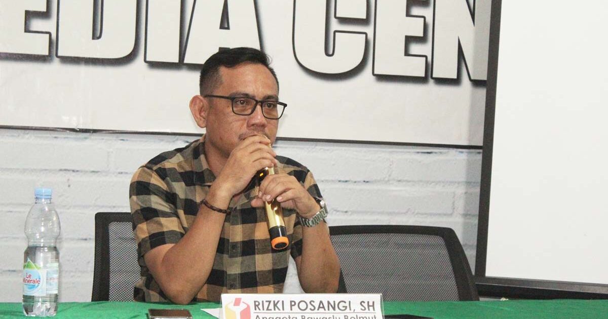 Plt Ketua Bawaslu Bolmut, Rizki Posangi