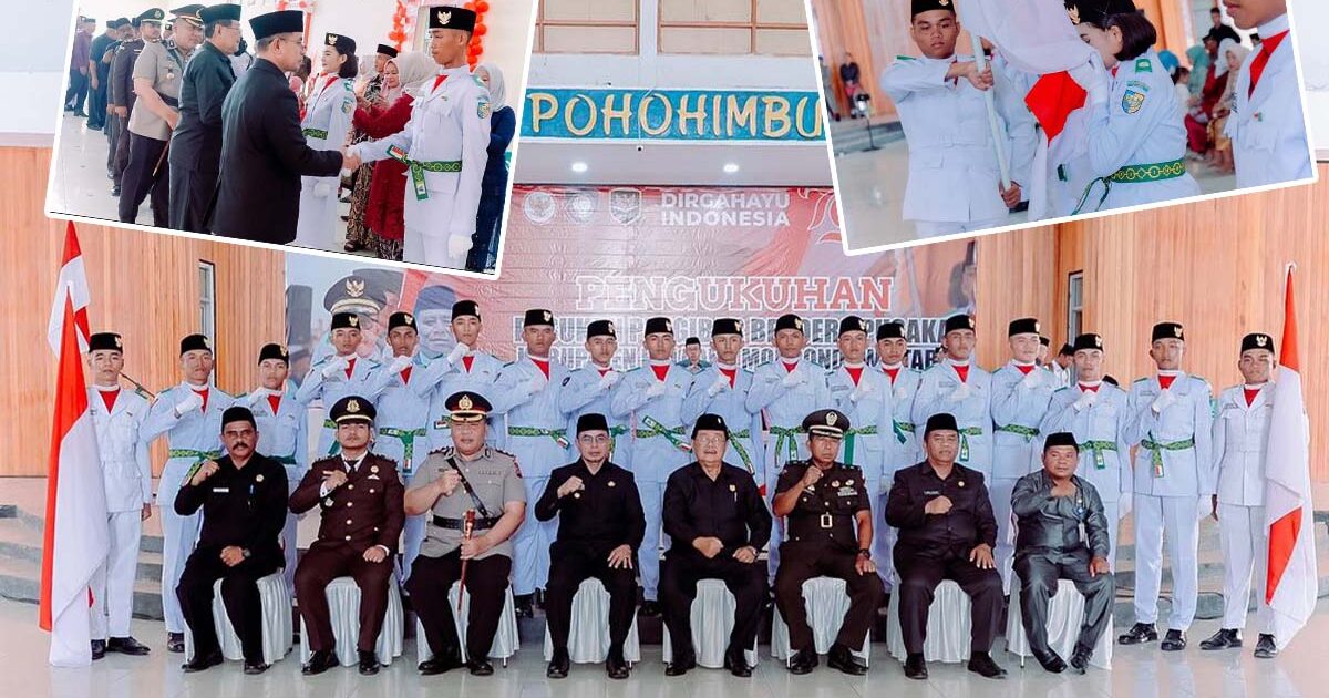 Sirajudin Lasena Kukuhkan Paskibraka Bolmut