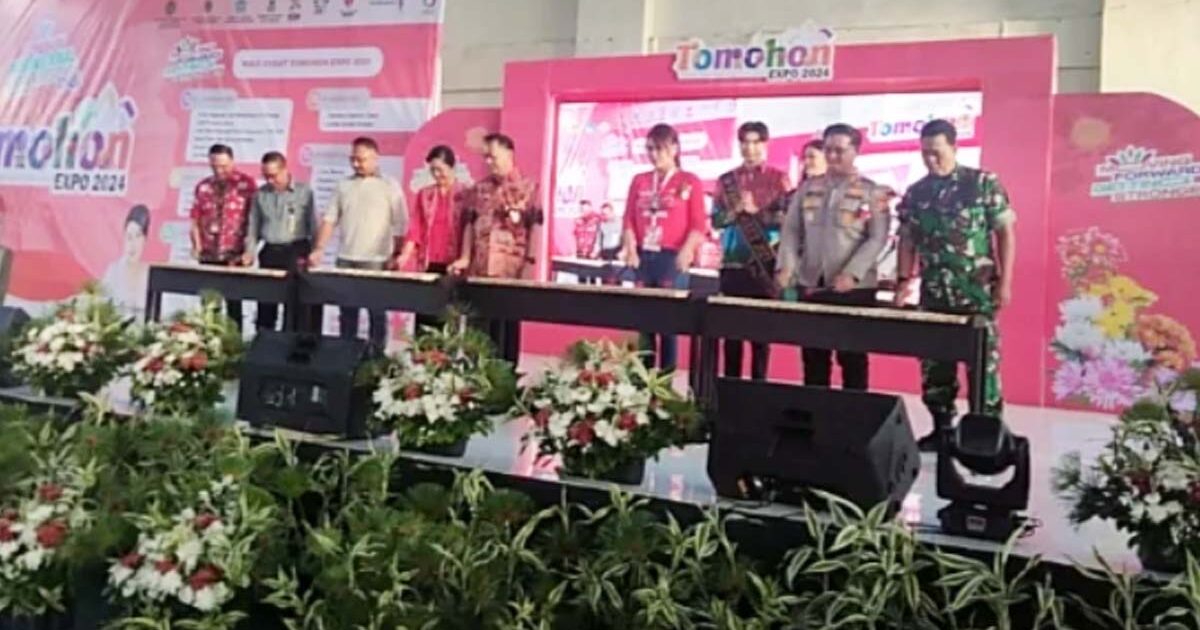 Tomohon International Flower Festival 2024 Resmi Dibuka