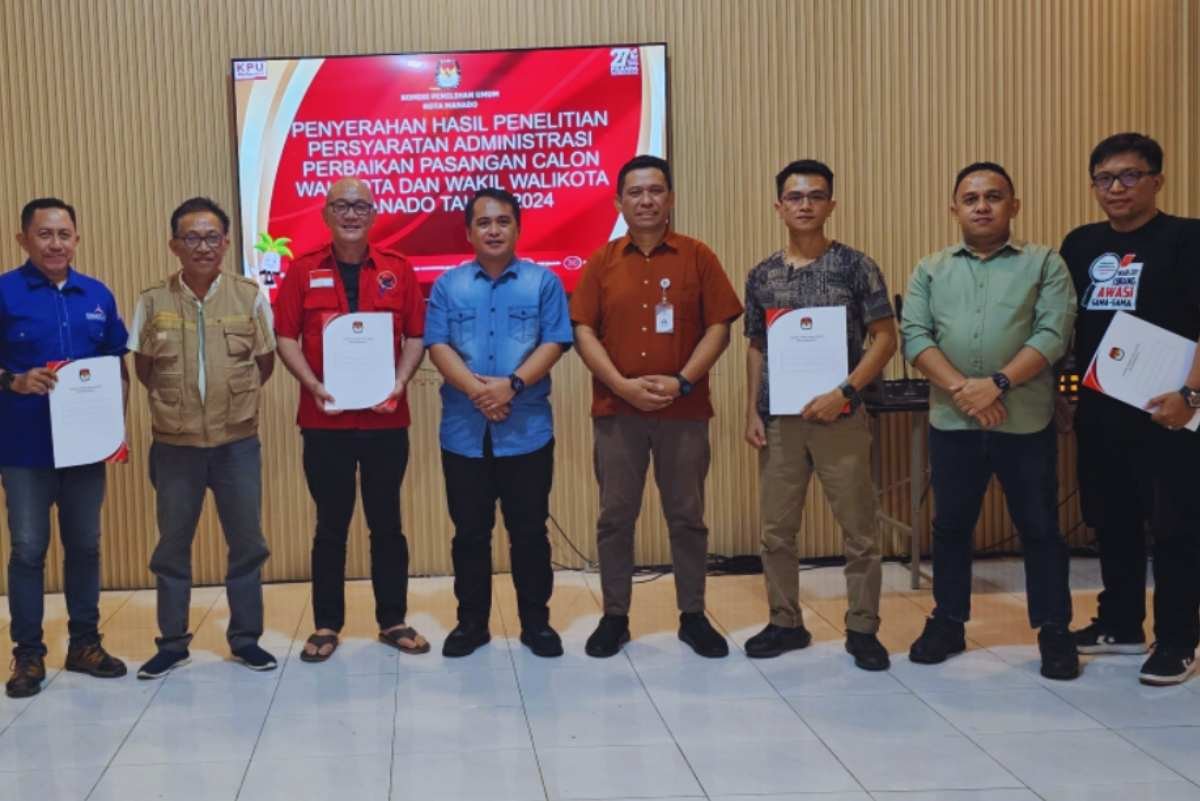 Calon Walikota Manado Lolos Verifikasi KPU