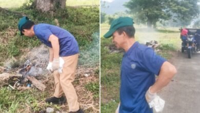 Kelapa Dinas di Boltim Rela Bakar Sampah