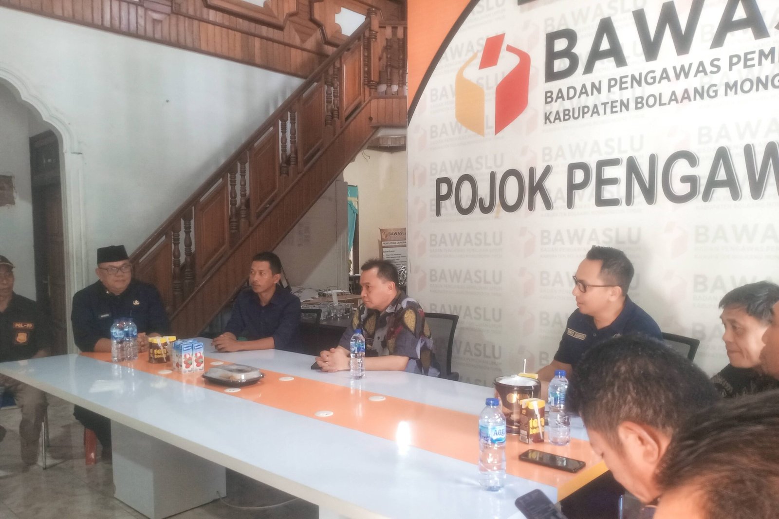 Bawaslu Boltim Sambut Pjs Bupati Lukman Lapadengan