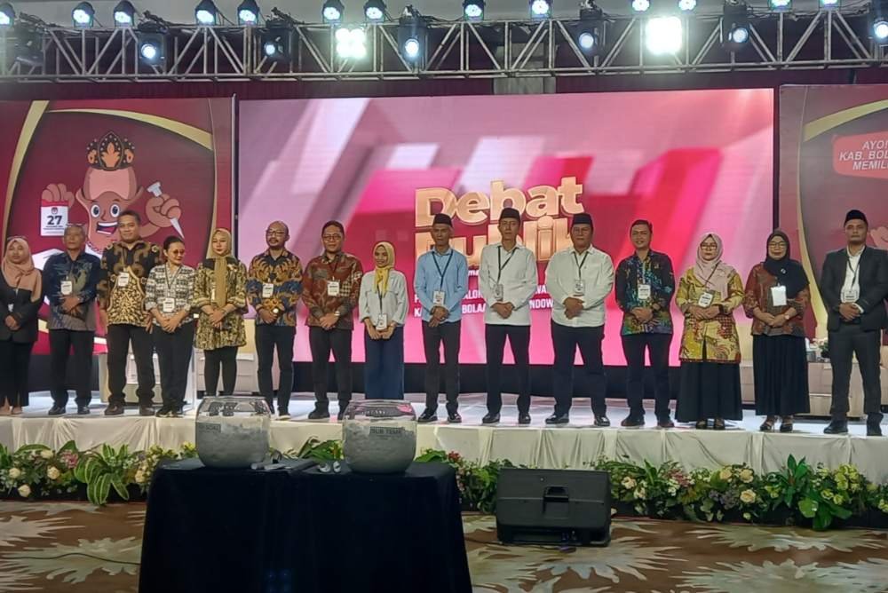 Debat Publik Pertama Bupati Bolsel 2024