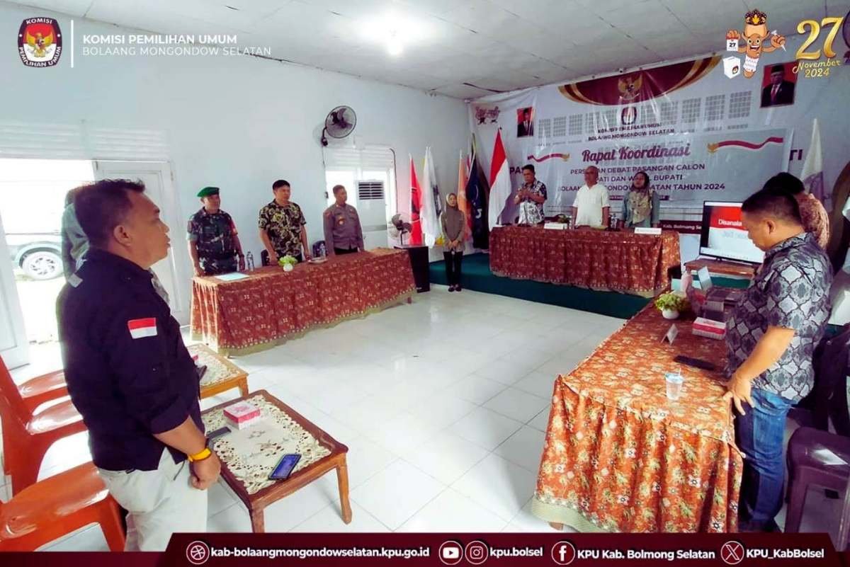 Persiapan Debat Pilkada Bolsel