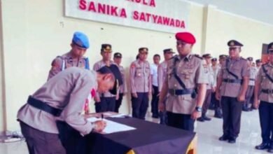 Polres Boltim Gelar Pelantikan dan Sertijab