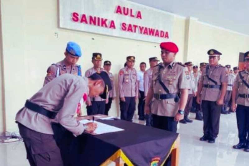 Polres Boltim Gelar Pelantikan dan Sertijab