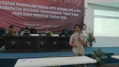 KPU Boltim Gelar TOT Bagi PPK dan PPS