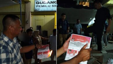 KPU Boltim Bakar Surat Suara Rusak