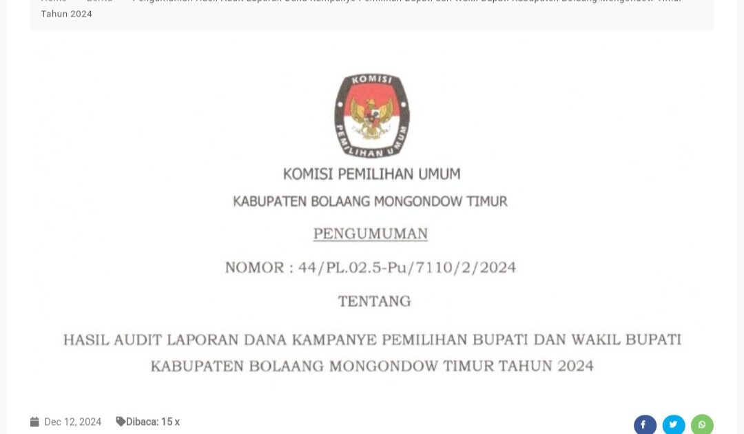 Dana Kampanye Oskar-Argo