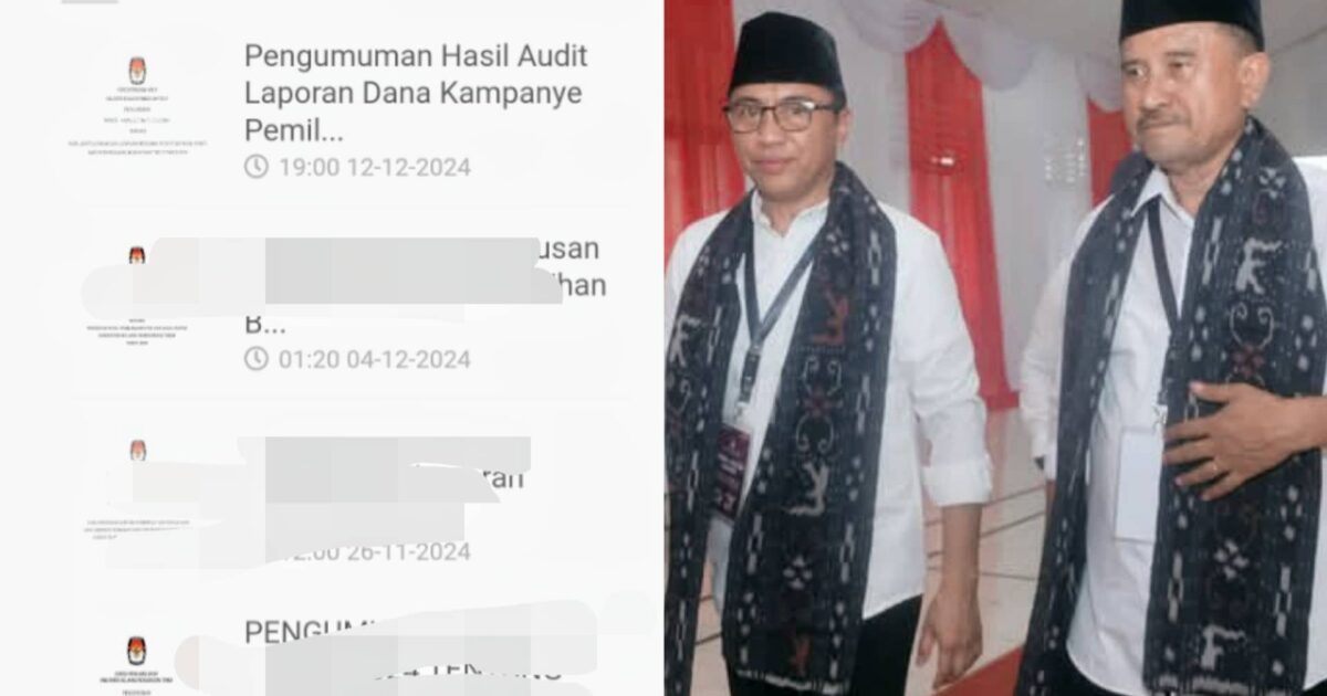 Laporan Dana Kampanye Sachrul Mamonto