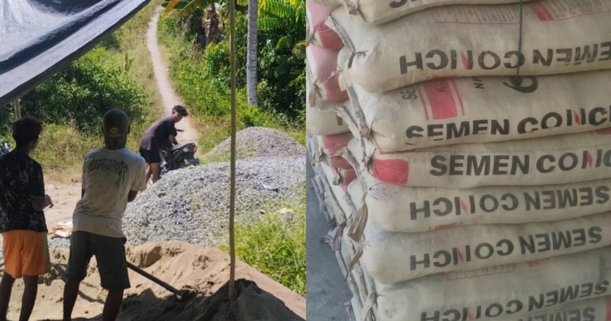 Proyek Rabat Beton Boltim 2024