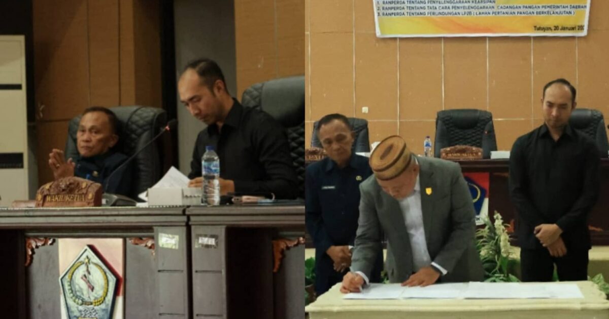 Ketua DPRD Boltim Samsudin Dama Emosi