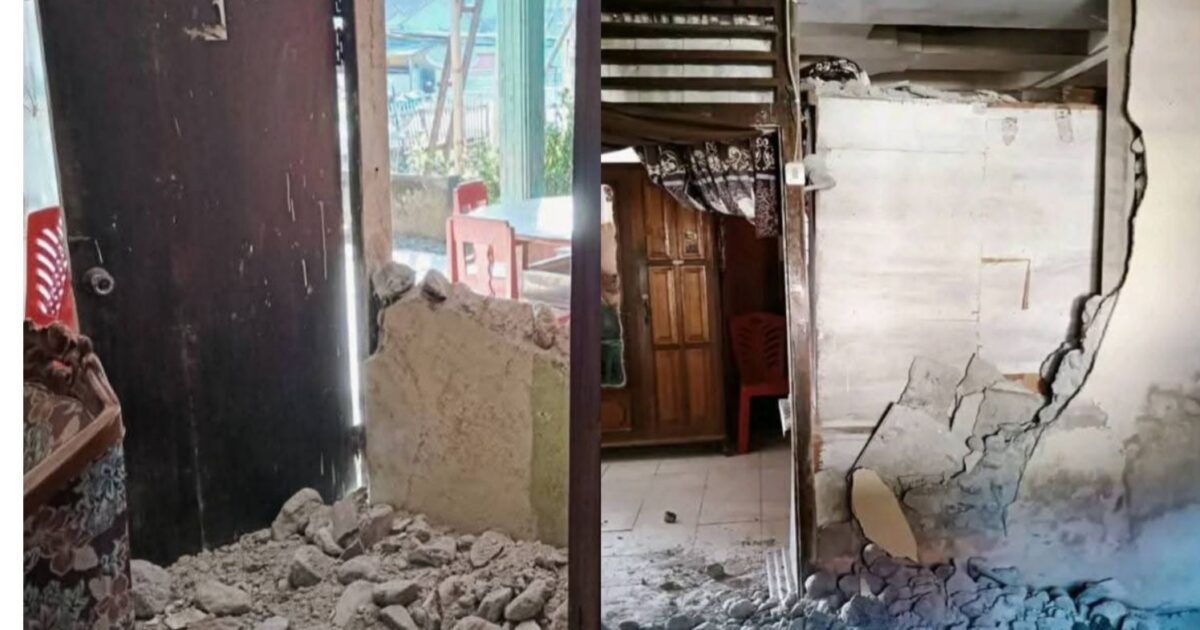 Rumah dan Gereja di Boltim Rusak