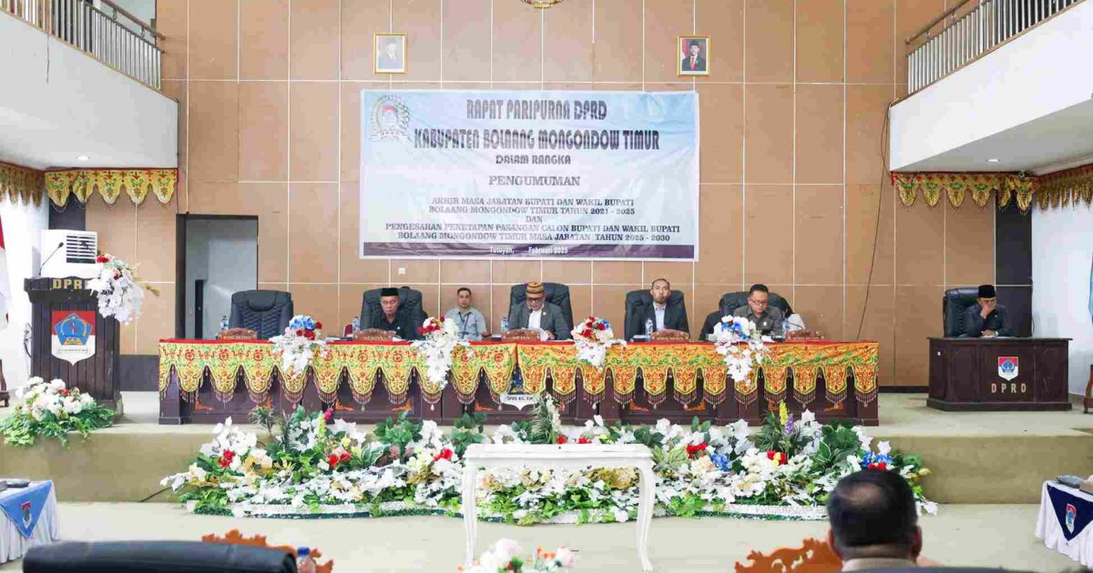 DPRD Umumkan Oskar-Argo Bupati dan Wakil Bupati Terpilih