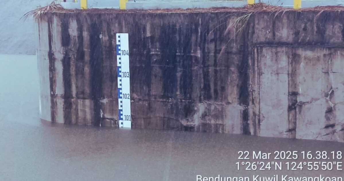 Bendungan Kuwil Kawangkoan Capai Kapasitas Maksimum