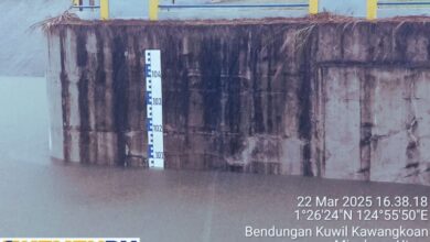 Bendungan Kuwil Kawangkoan Capai Kapasitas Maksimum