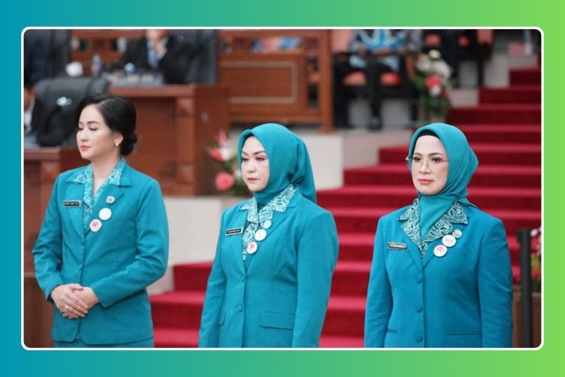 Ening Sutrisni Lasena Adam Dilantik Ketua TP-PKK Bolmut