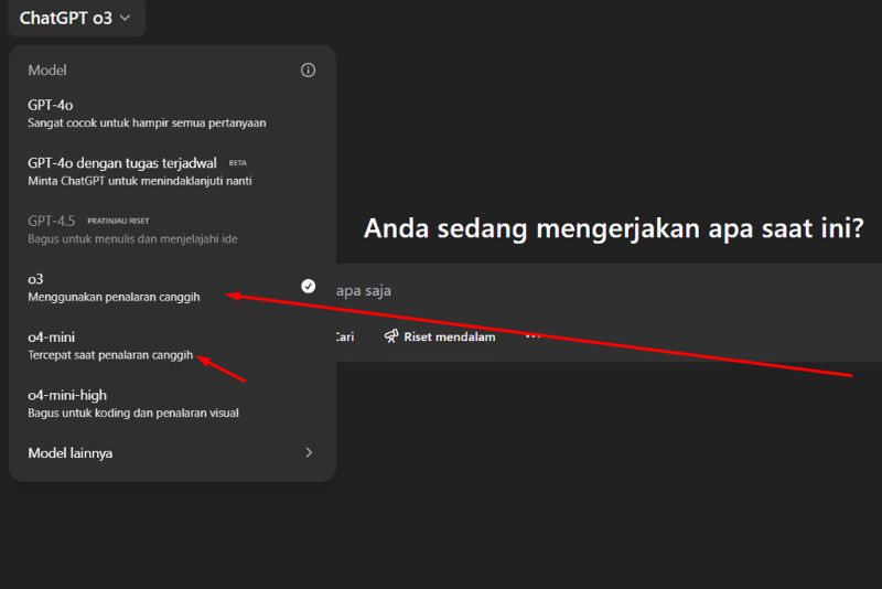 model penalaran OpenAI o3 dan o4‑mini