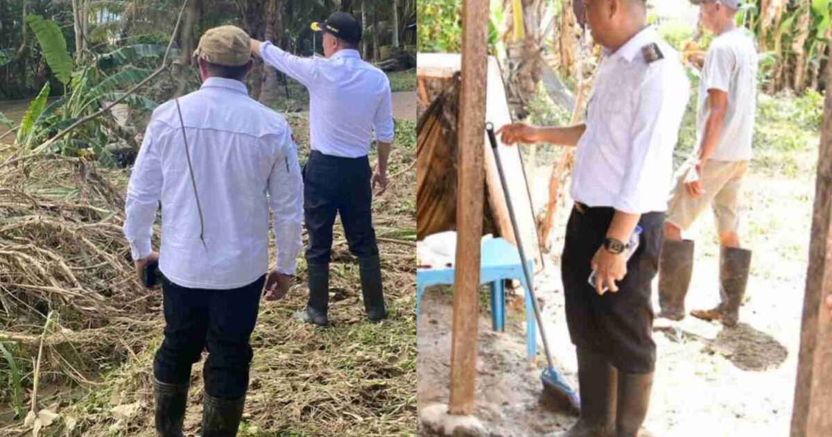 Rumah Banjir di Desa Togid