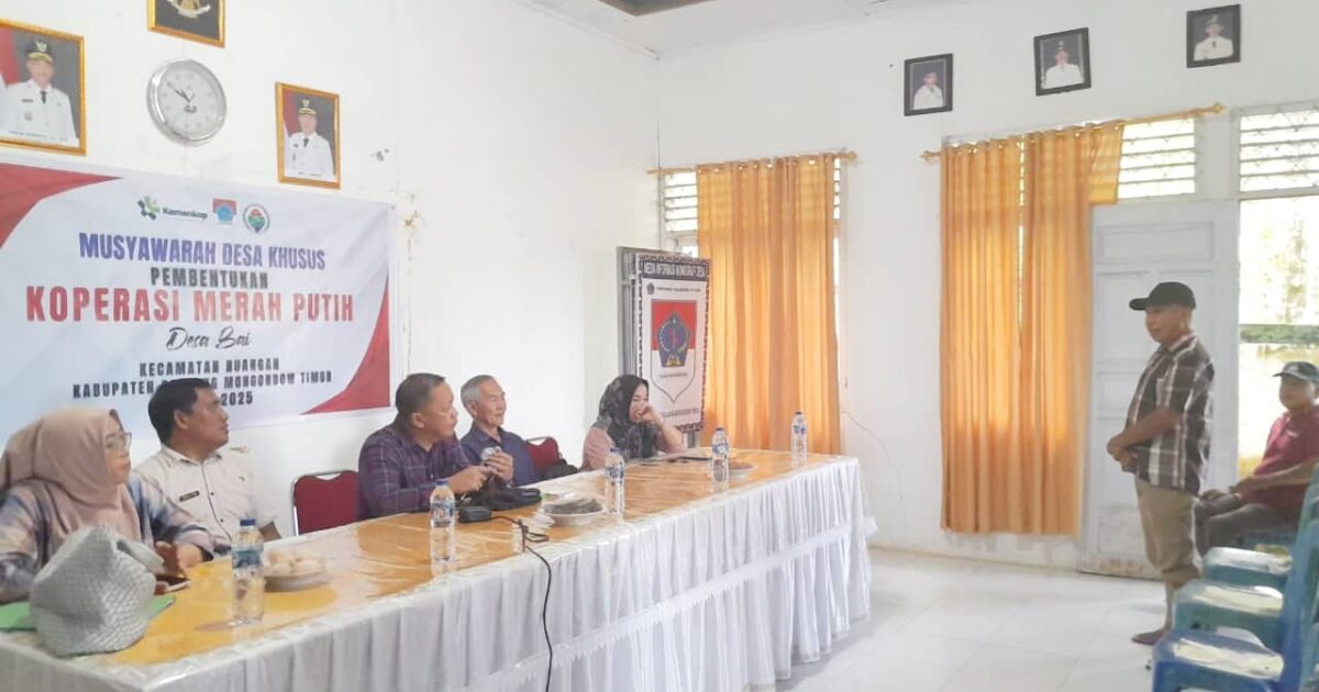 Pemdes Bai Bentuk Koperasi Merah Putih