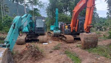 Aktivitas Tambak Udang di Matabulu