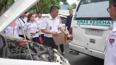 Argo Sumaiku Cek Kendaraan Dinas