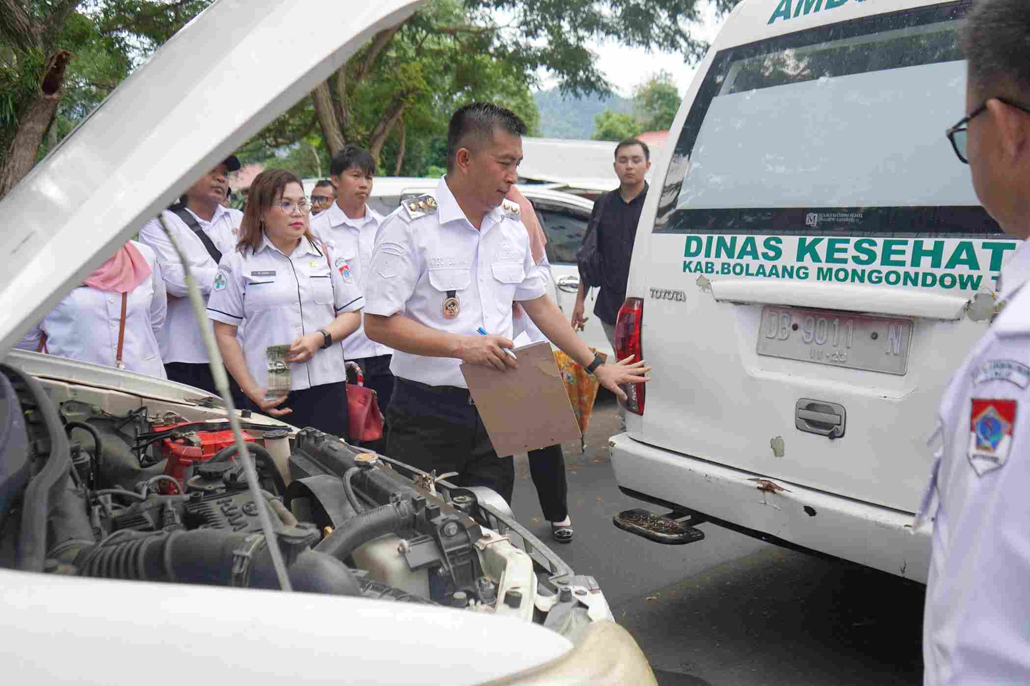 Argo Sumaiku Cek Kendaraan Dinas