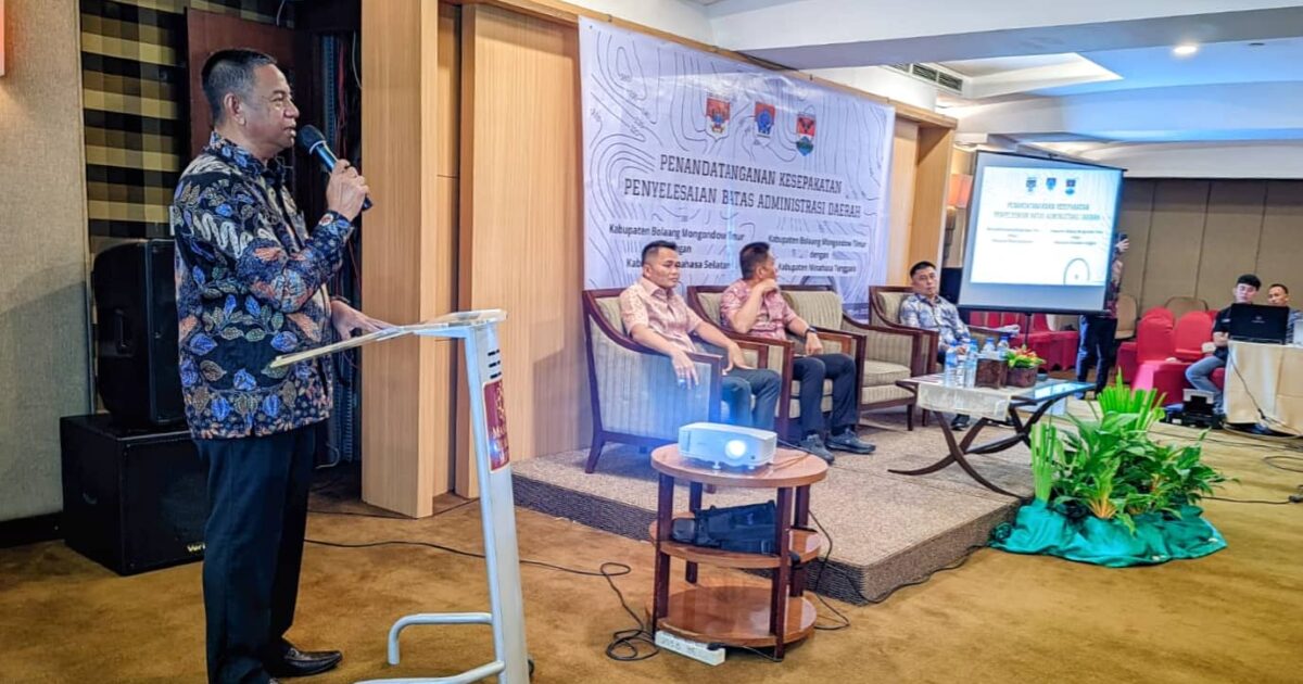 Bupati Boltim Inisiasi Tapal Batas Bersama Minsel