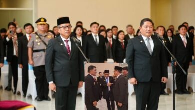 Bupati Boltara hadiri pelantikan Sekdaprov