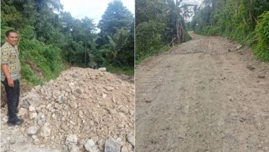 Proyek jalan desa Bai