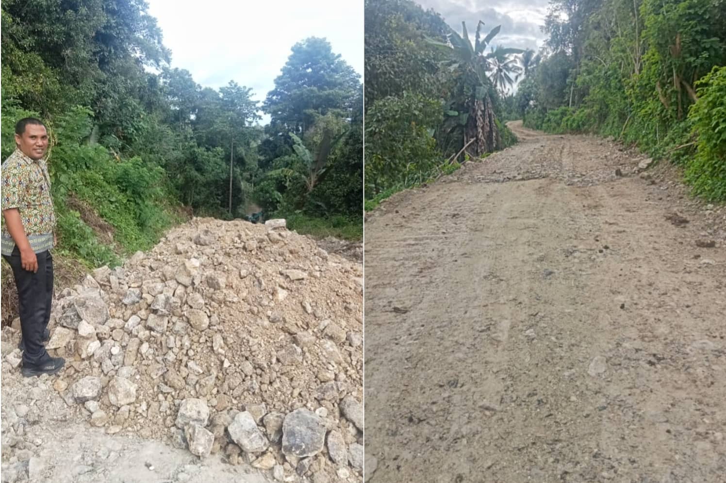 Proyek jalan desa Bai