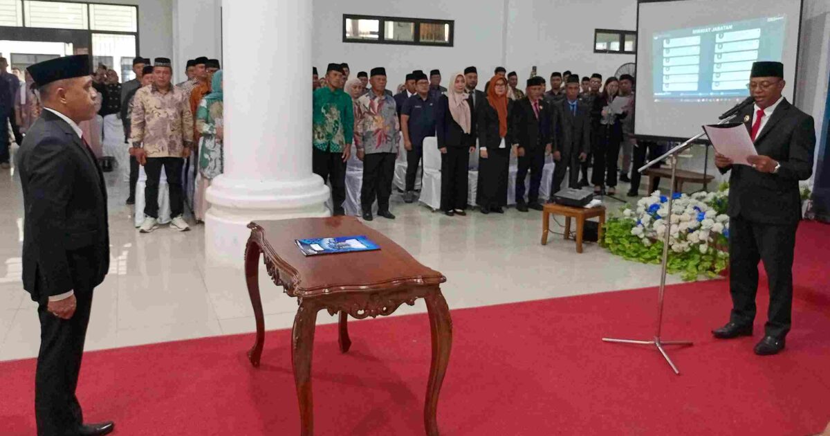 Mohamad Iksan Pangalima Dilantik Sekda Boltim