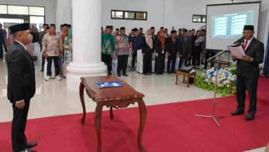 Mohamad Iksan Pangalima Dilantik Sekda Boltim