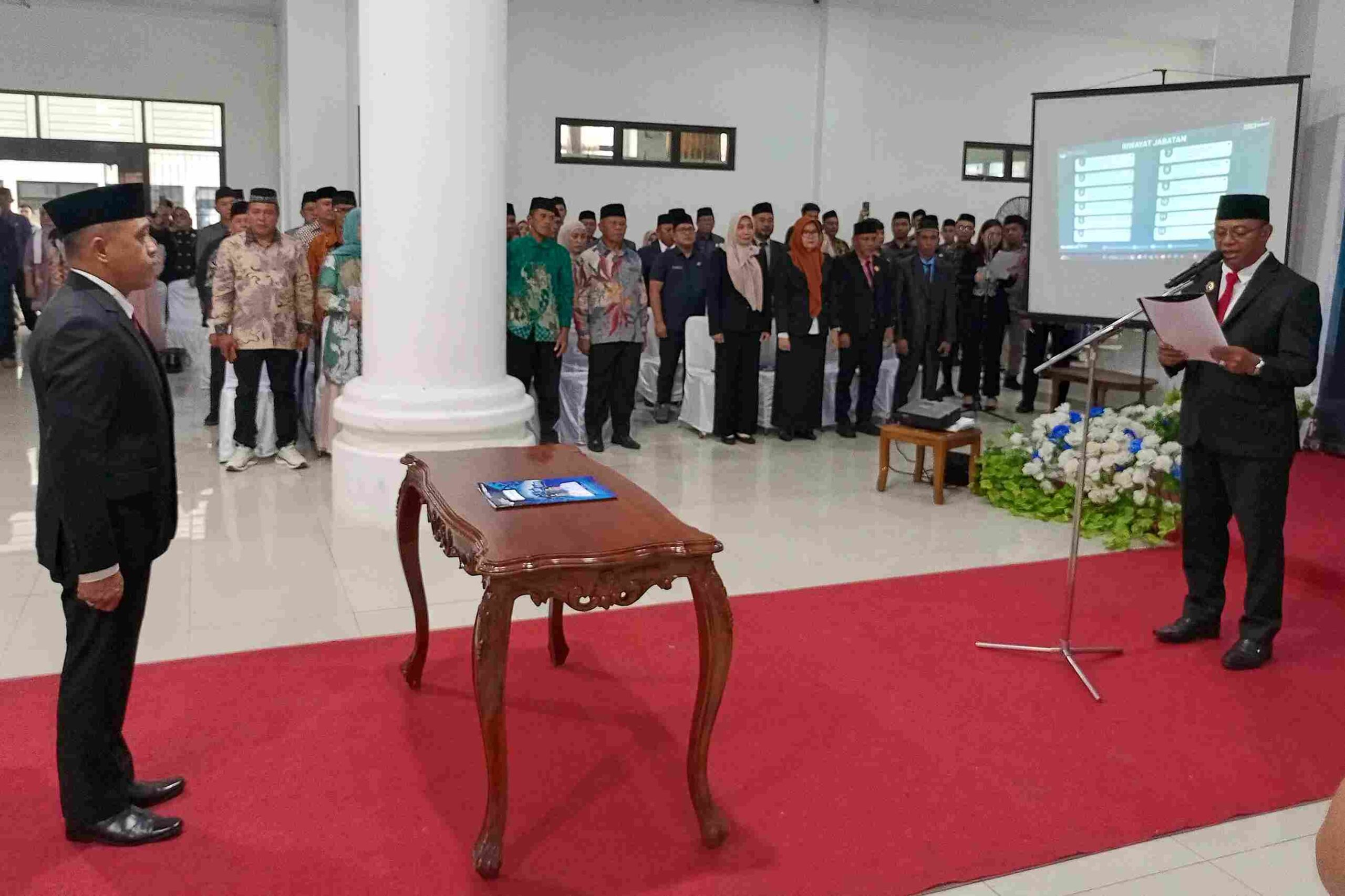 Mohamad Iksan Pangalima Dilantik Sekda Boltim
