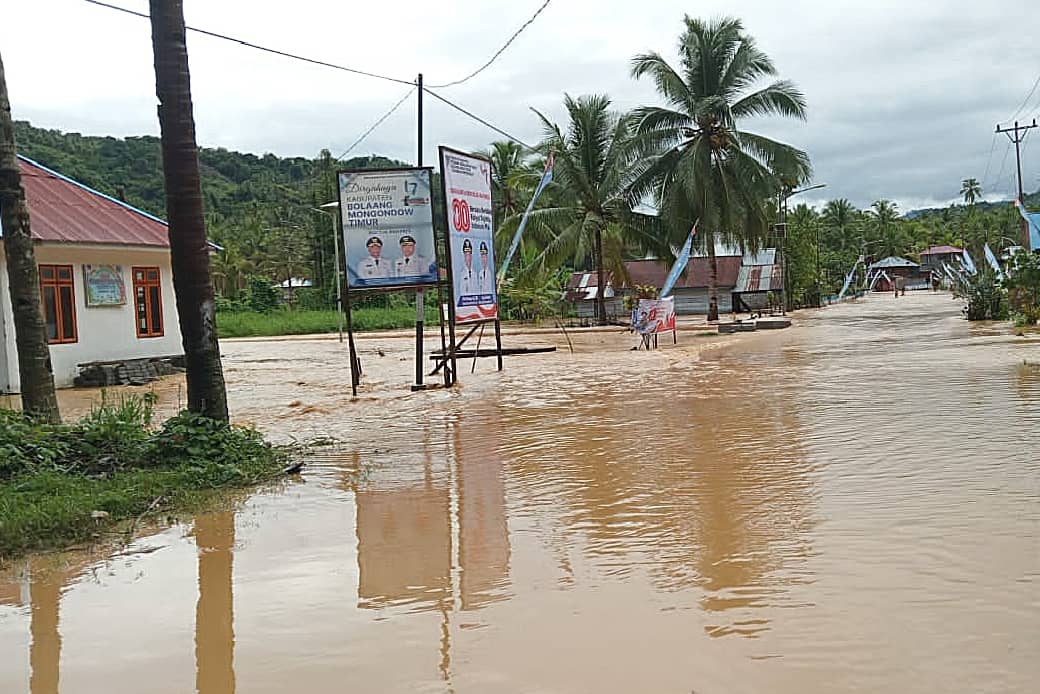 Desa Molobog Timur Boltim terendam banjir
