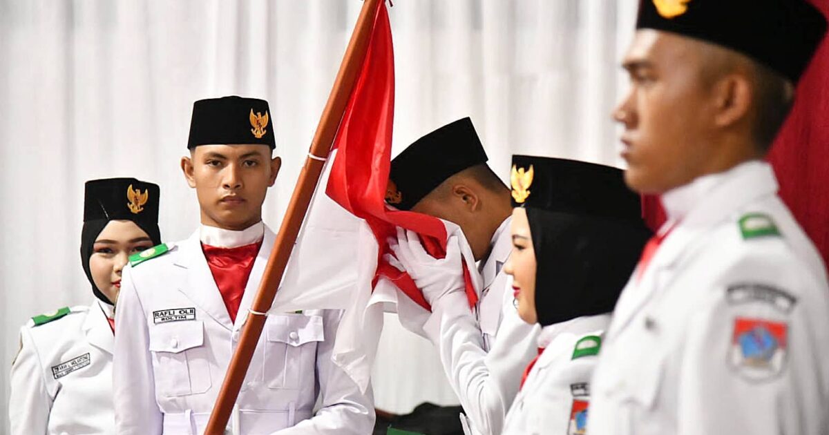 Pengukuhan Paskibraka Boltim 2025