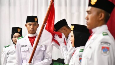 Pengukuhan Paskibraka Boltim 2025