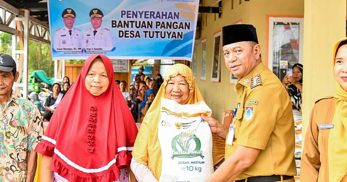 Pemkab Boltim salurkan bantuan beras