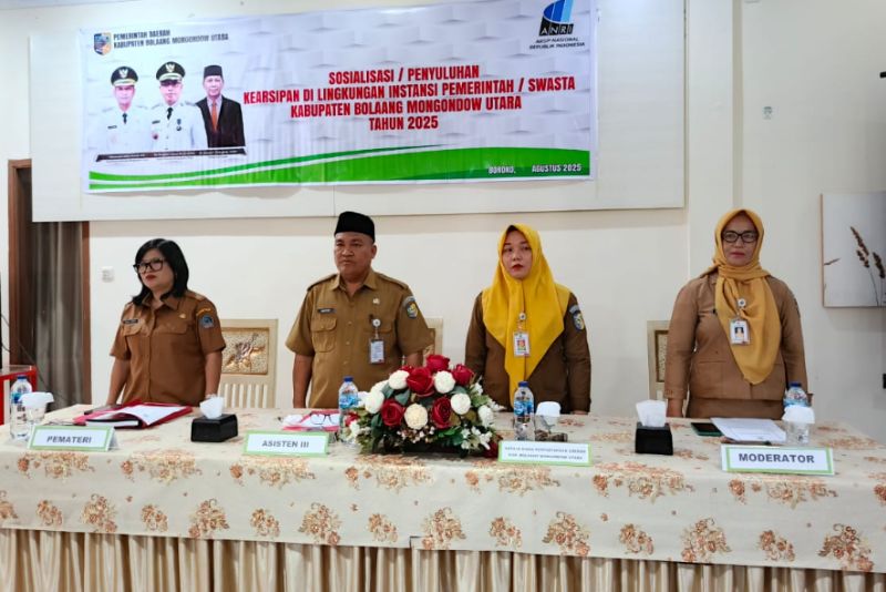 Sosialisasi kearsipan Boltara