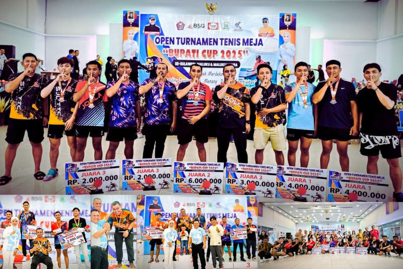 Turnamen Tenis Meja Bupati Pohuwato Cup 2025